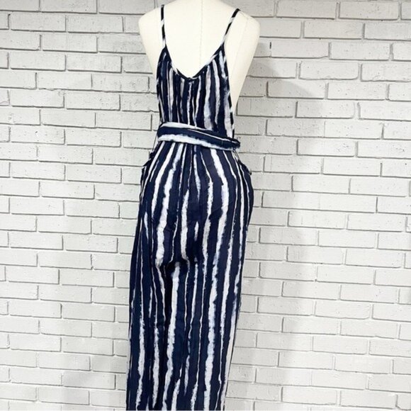 Anthropologie “The Mason” Tie-Front Jumpsuit • Size Medium • Belted Waist - Picture 6 of 8